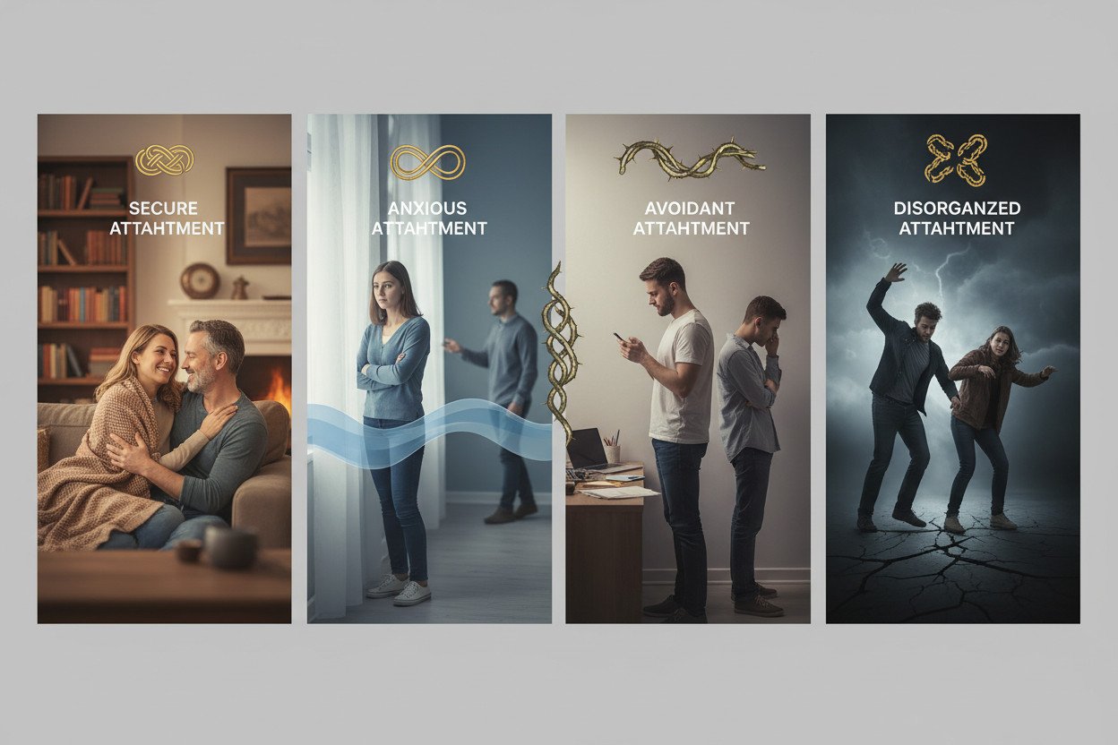 Cztery style przywiązania — charakterystyka typów