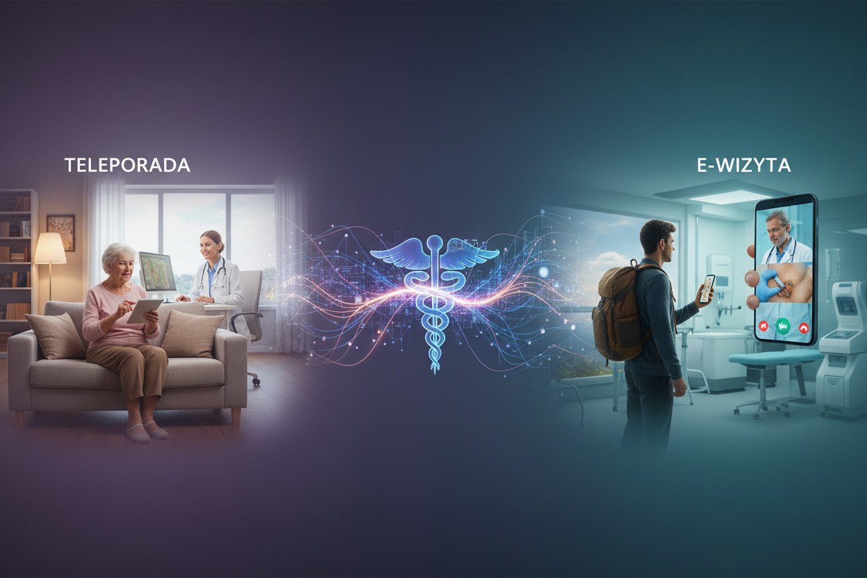 E-wizyta i teleporada — czym różnią się w praktyce