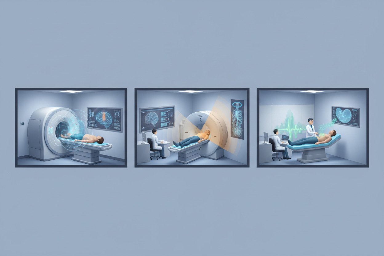 Jak działają rezonans magnetyczny, tomografia i USG