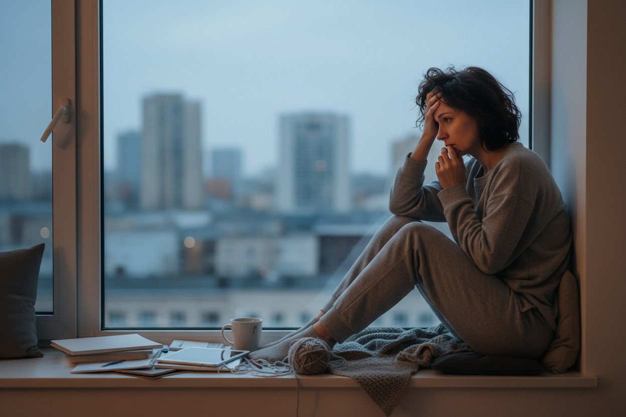 Lęk uogólniony (GAD) — ciągłe zamartwianie się bez wyraźnego powodu