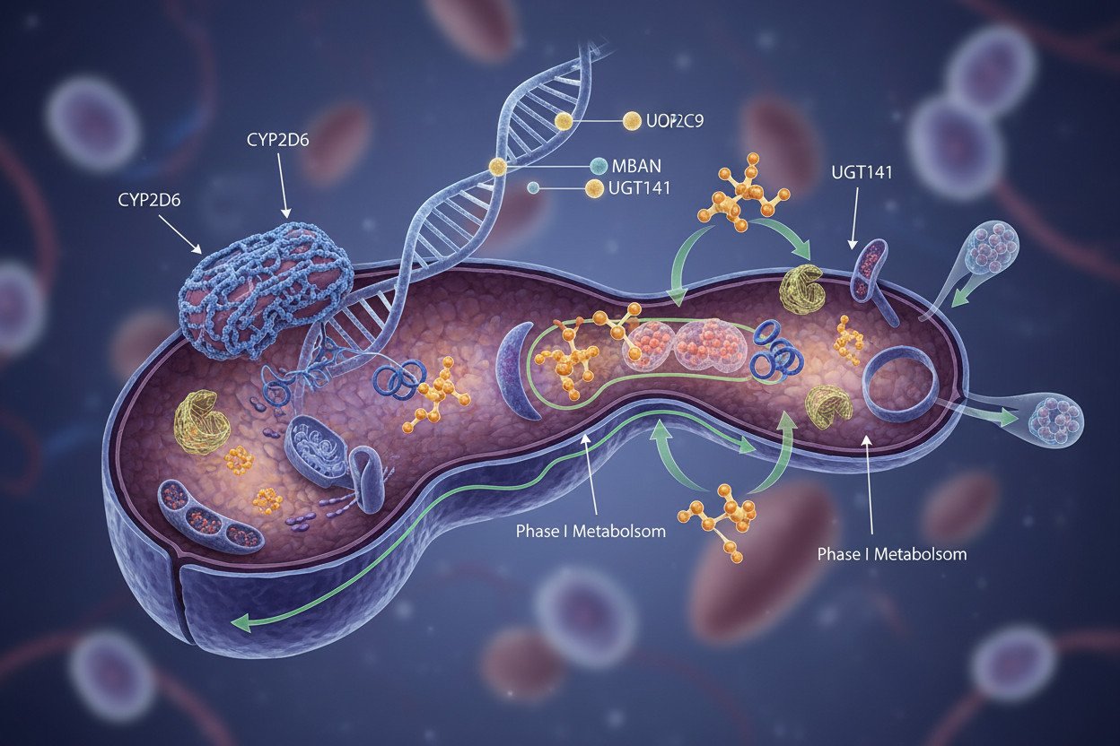 Metabolizm leków pod kontrolą genów — mechanizmy i enzymy