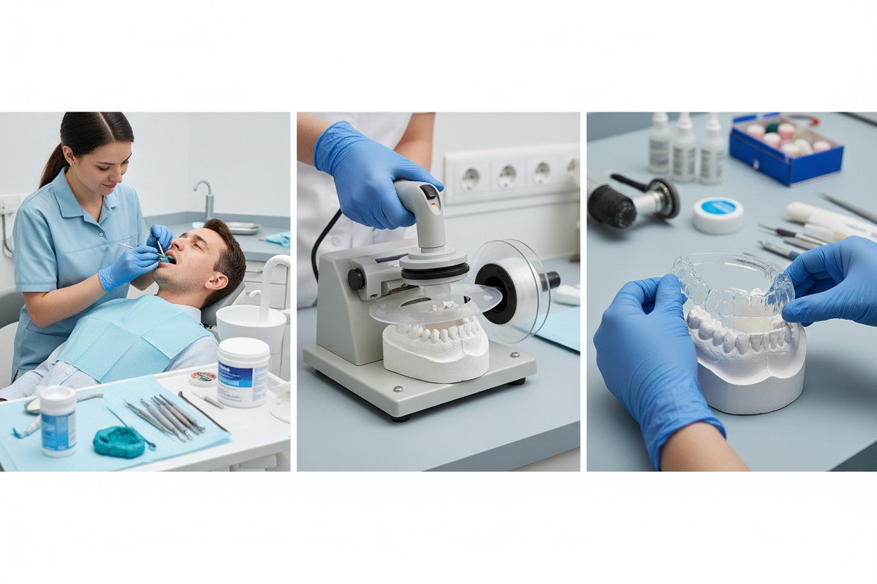 Procedura wykonania szyny relaksacyjnej krok po kroku