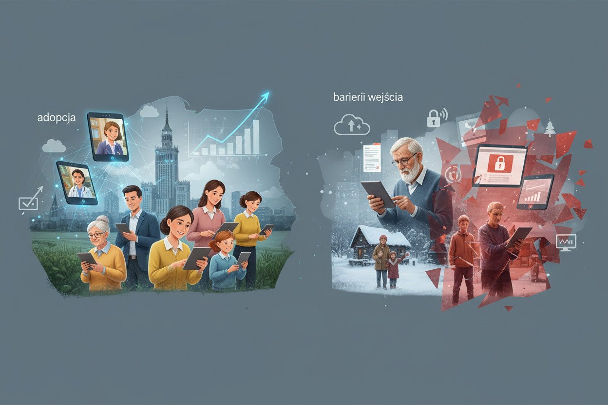 Zdrowie cyfrowe w Polsce — dane o adopcji i bariery wejścia
